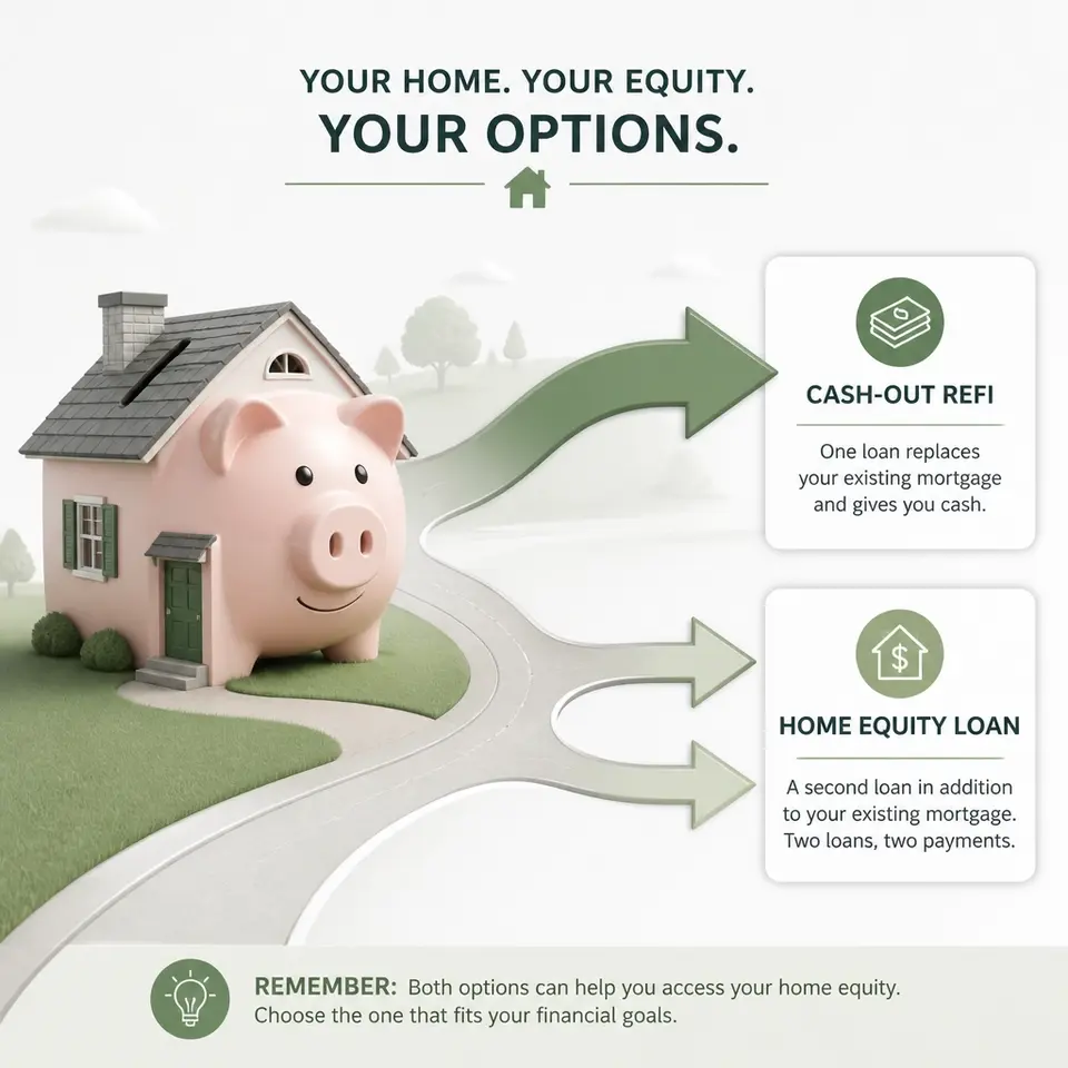 Graphic showing the difference between one payment and two payments
